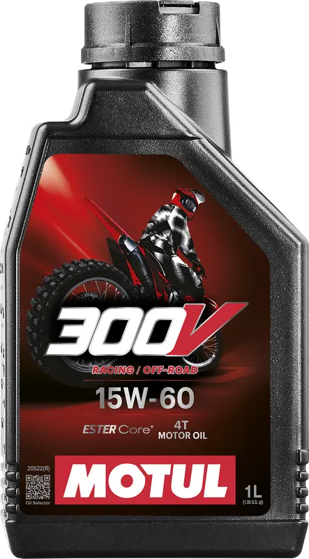 Huile moteur MOTUL 300V Factory Line Off Road Racing 4T - 15W60 1L