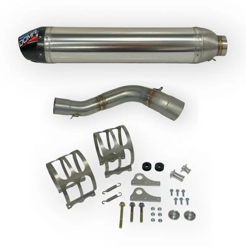 Silencieux 4 temps pour YAMAHA YFZR 450 (09-24) Inox / Carbone