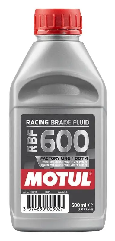 Liquide de frein MOTUL DOT 4 RBF 600 Racing - 500ml