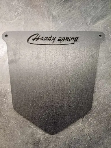 Plaque numéro transversale Handy Racing