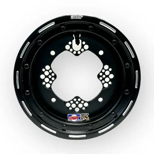 JANTE DWT ROK-N-LOK BEADLOCK 10X5 4+1 4X156 RL IB BB BLACK W/PEENED RING C8B