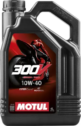 Huile moteur MOTUL 300V 4T - 10W40 4L