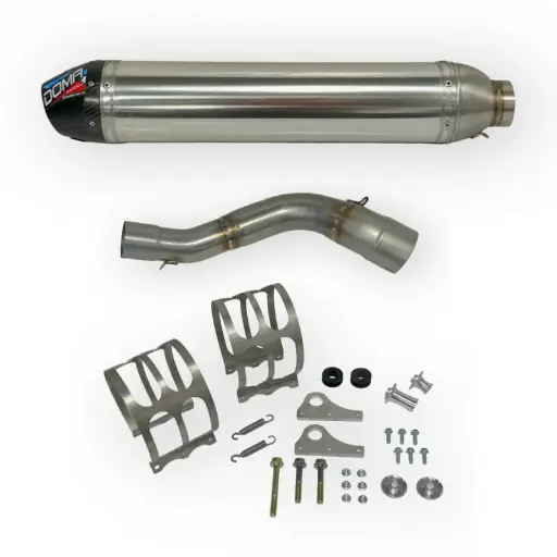 Silencieux 4 temps pour YAMAHA YFZR 450 (09-24) Inox / Carbone