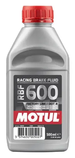 Liquide de frein MOTUL DOT 4 RBF 600 Racing - 500ml